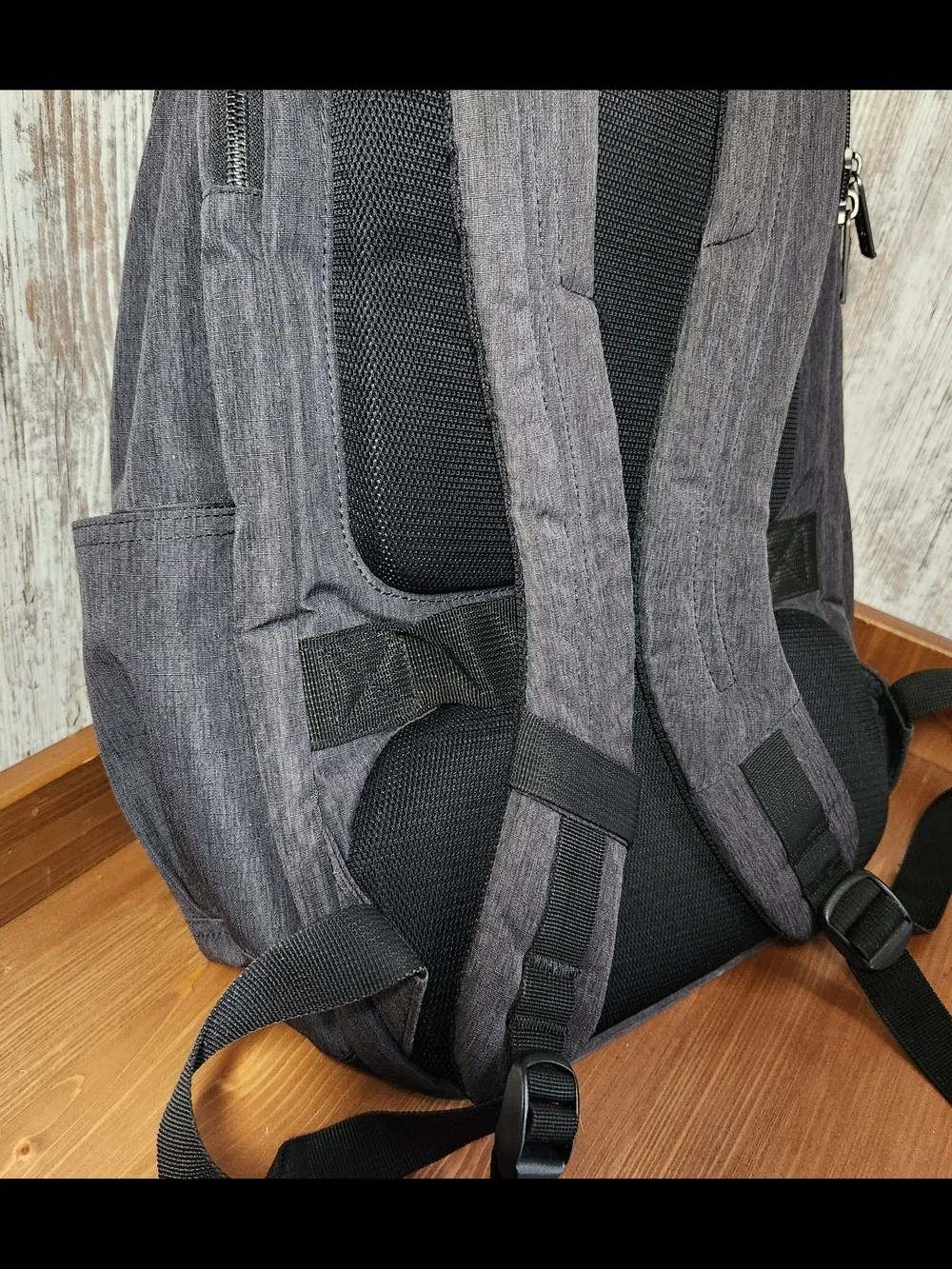 Samsonite Gray Travel Modern Utility Paracycle Laptop Backpack Charcoal